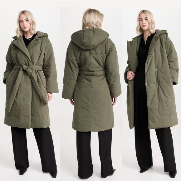 Proenza Schouler White Label Technical Suiting Wrap Coat - Picture 9 of 9